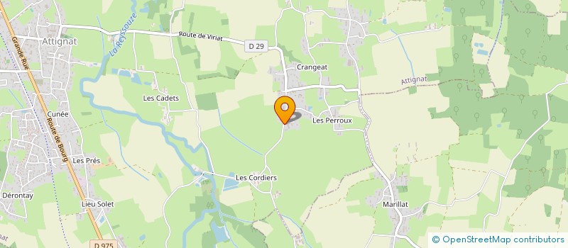 localisation de l'entreprise SCI DUTANG  ATTIGNAT