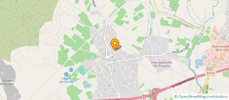 localisation de l'entreprise SCI DUTARDE  POUSSAN