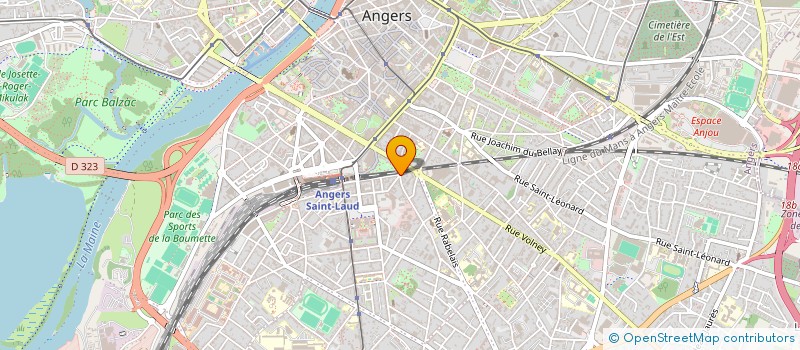 localisation de l'entreprise SCI DUTAY AMG à ANGERS