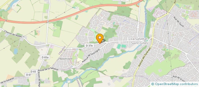 localisation de l'entreprise SCI DUTECH  LA SALVETAT-SAINT-GILLES