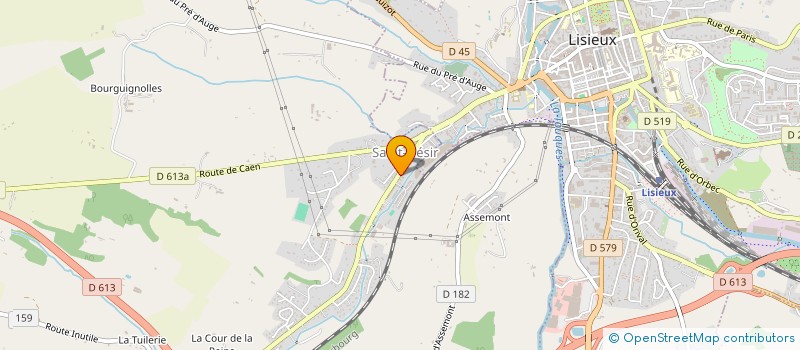 localisation de l'entreprise SCI DUTEIL  SAINT-DESIR