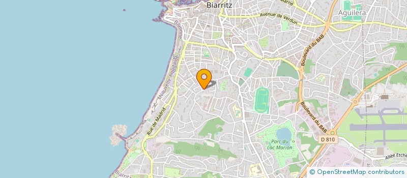 localisation de l'entreprise SCI DUTEL à BIARRITZ