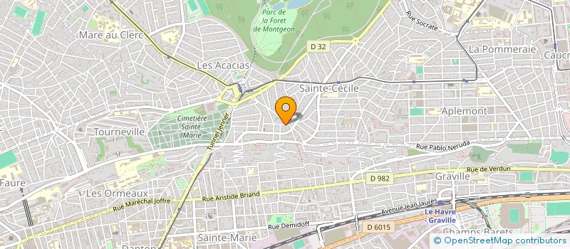 localisation de l'entreprise SCI DUTEL à LE HAVRE