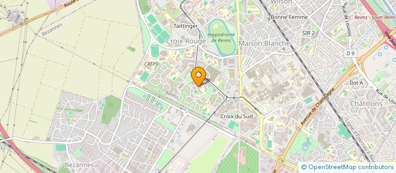 localisation de l'entreprise SCI DUTERLAY  REIMS