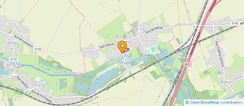 localisation de l'entreprise SCI DUTERQUE NUMERO 1  FAMPOUX