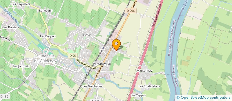 localisation de l'entreprise SCI DUTERR  LA CHAPELLE-DE-GUINCHAY