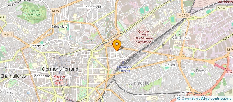 localisation de l'entreprise SCI DUTHEIL  CLERMONT-FERRAND