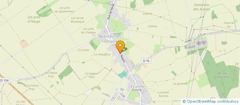 localisation de l'entreprise SCI DUTHILLE  BEAULIEU-LES-FONTAINES