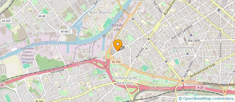 localisation de l'entreprise SCI DUTILLEUL  LILLE