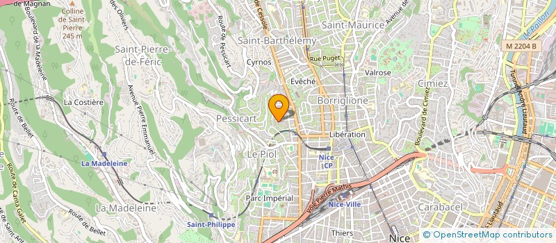 localisation de l'entreprise SCI DUTOT à NICE