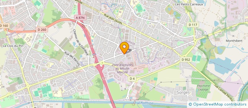 localisation de l'entreprise SCI DUTOUR DP  LES PONTS-DE-CE