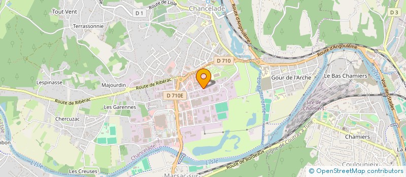 localisation de l'entreprise SCI DUTRENQUE  MARSAC SUR L'ISLE