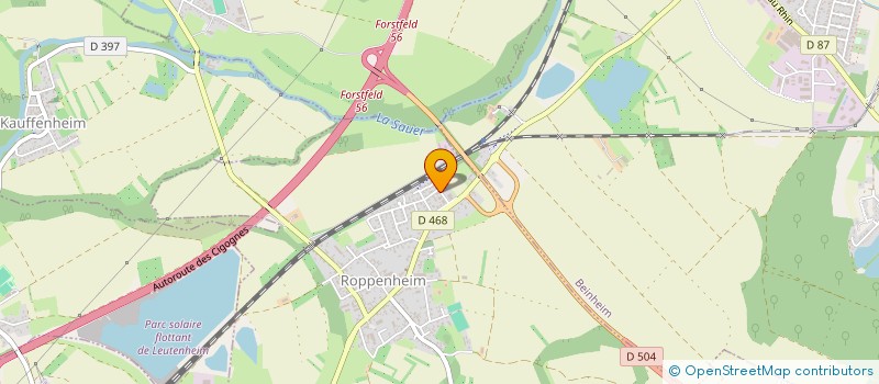 localisation de l'entreprise SCI DUTREUX  ROPPENHEIM