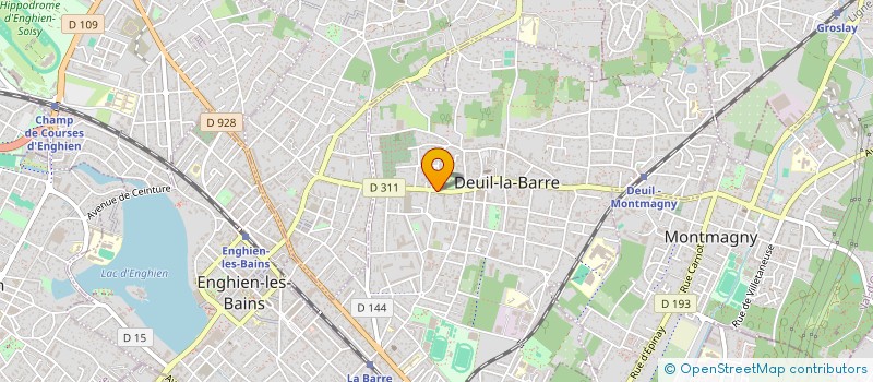 localisation de l'entreprise SCI DUTT57  DEUIL-LA-BARRE