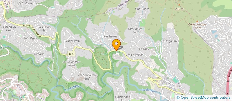 localisation de l'entreprise SCI DUTTO  BIOT