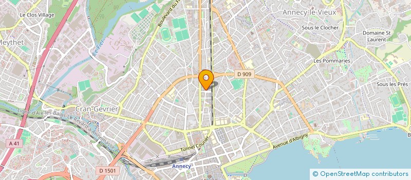 localisation de l'entreprise SCI DUVAL  ANNECY