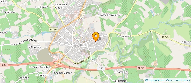 localisation de l'entreprise SCI DUVAL CHEVAL  VALLET