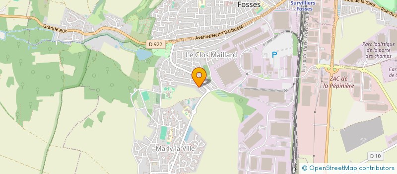 localisation de l'entreprise SCI DUVAL JULES PAULETTE  MARLY-LA-VILLE
