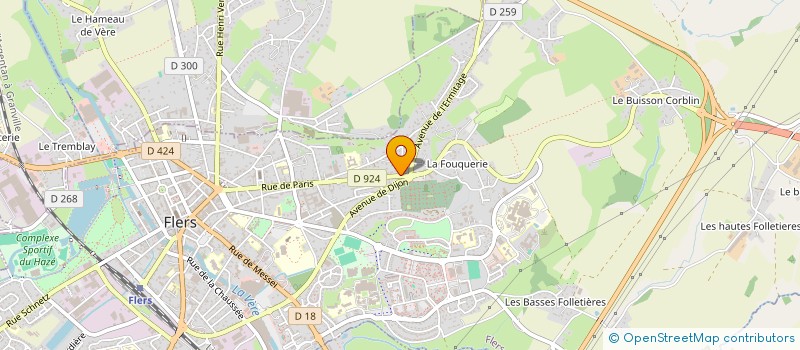 localisation de l'entreprise SCI DUVAL MANGIN à FLERS