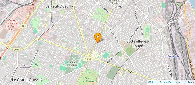 localisation de l'entreprise SCI DUVAL RV 5976  SOTTEVILLE-LES-ROUEN