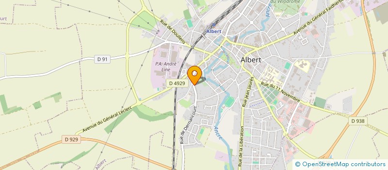 localisation de l'entreprise SCI DUVANEL  ALBERT