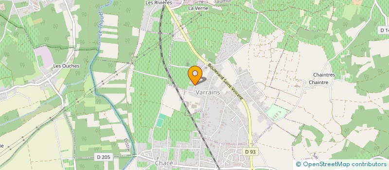 localisation de l'entreprise SCI DUVEAU EMMANUELLE  BELLEVIGNE-LES-CHATEAUX