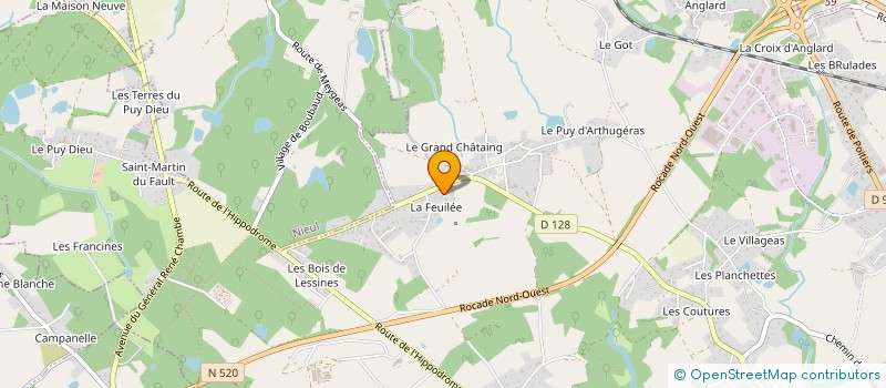 localisation de l'entreprise SCI DUVERDERI à COUZEIX