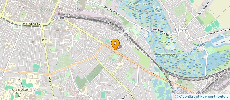 localisation de l'entreprise SCI DUVERLIE  AMIENS