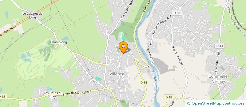 localisation de l'entreprise SCI DUVERMAGER  VILLEREST