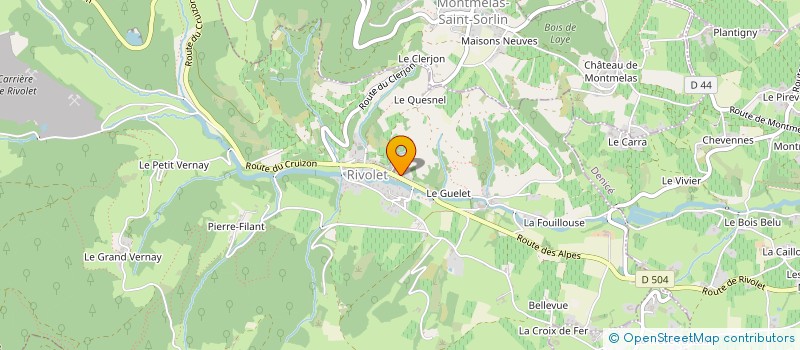 localisation de l'entreprise SCI DUVERNAY  RIVOLET