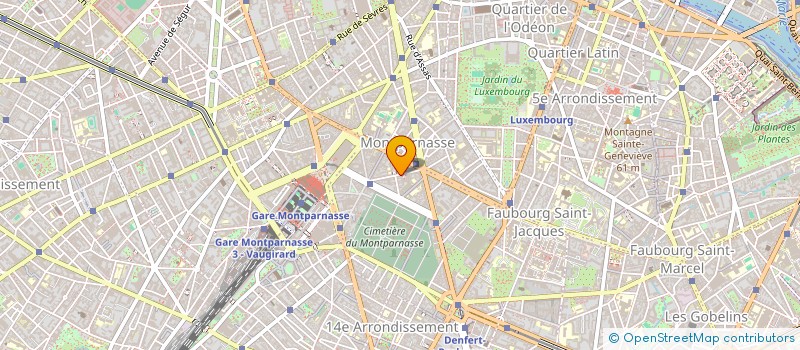localisation de l'entreprise SCI DUVERNET  PARIS