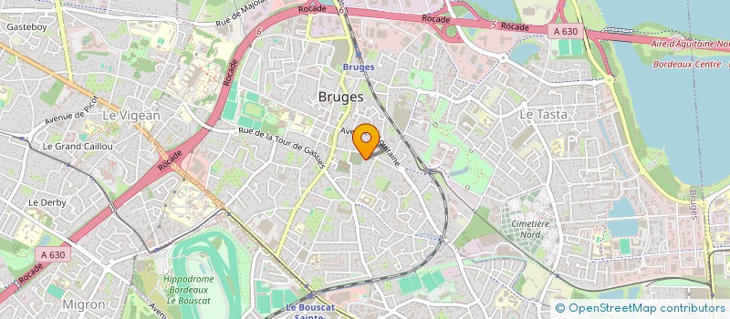 localisation de l'entreprise SCI DUVERT SAYET  BRUGES