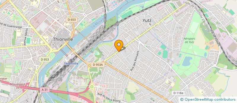 localisation de l'entreprise SCI DUVIGNEAUD  YUTZ