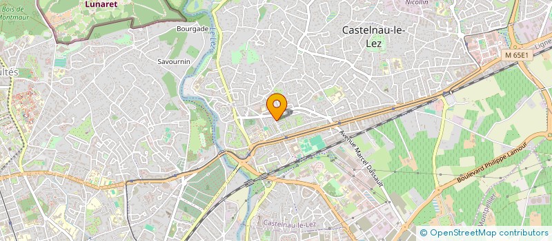 localisation de l'entreprise SCI DUVIN  MONTPELLIER