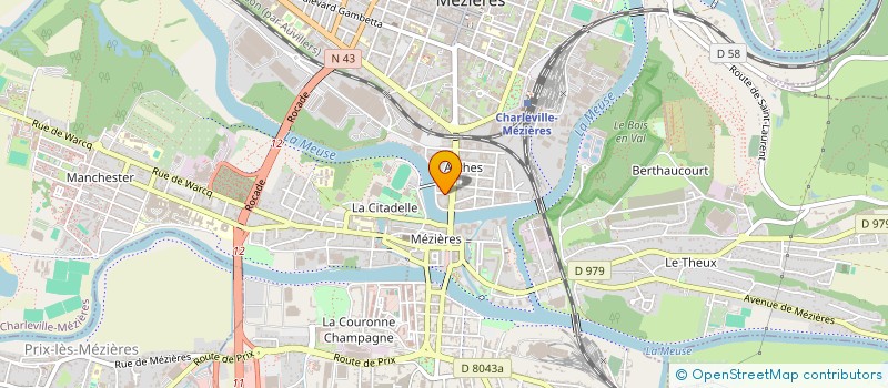 localisation de l'entreprise SCI DUVIVIER  CHARLEVILLE-MEZIERES