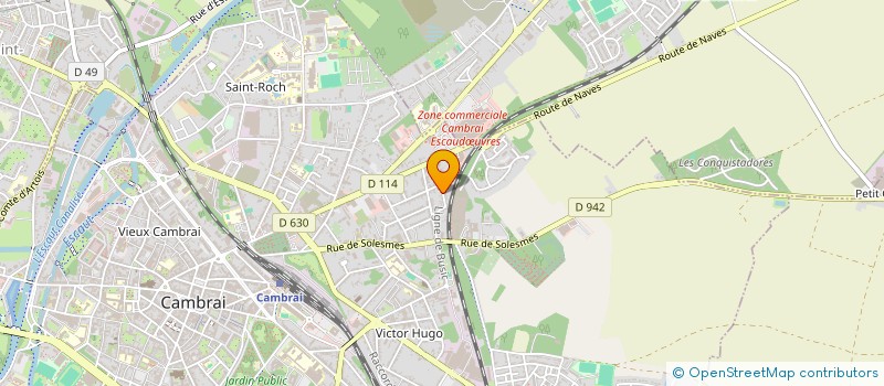 localisation de l'entreprise SCI DUVIVIER CORNET à FONTAINE-NOTRE-DAME