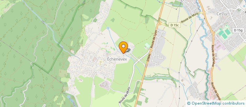 localisation de l'entreprise SCI DUWEZ - PINGET  ECHENEVEX