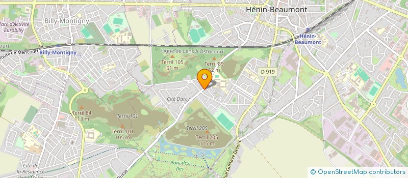 localisation de l'entreprise SCI DUWIQUET à HENIN BEAUMONT