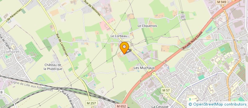 localisation de l'entreprise SCI DUYCK à LAMBERSART