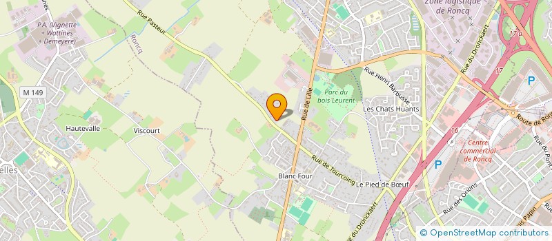 localisation de l'entreprise SCI DUYCK à RONCQ