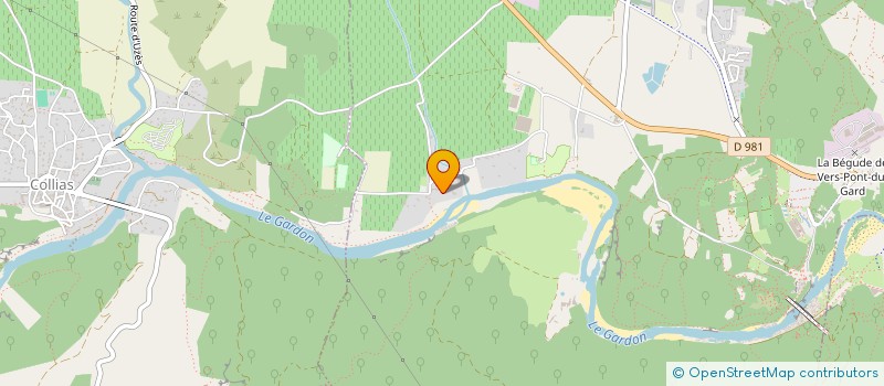 localisation de l'entreprise SCI DUZA 2  VERS-PONT-DU-GARD
