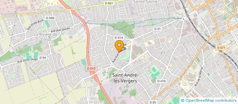 localisation de l'entreprise SCI DV.ANCO  SAINT-ANDRE-LES-VERGERS