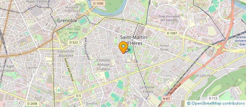 localisation de l'entreprise SCI DV.B  SAINT-MARTIN-D'HERES