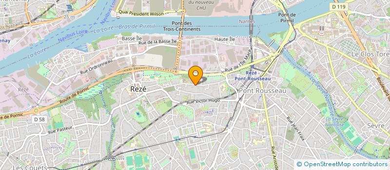 localisation de l'entreprise SCI DV BRAIS  REZE