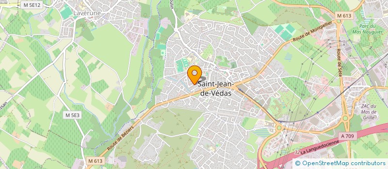 localisation de l'entreprise SCI DVA 62  SAINT-JEAN-DE-VEDAS