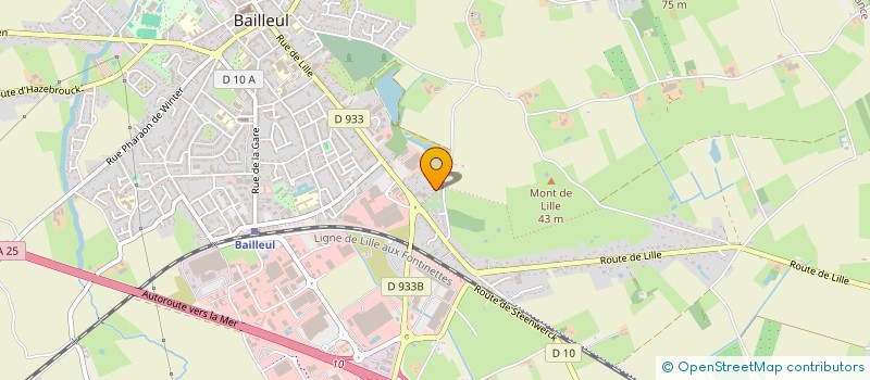 localisation de l'entreprise SCI DVCJ à BAILLEUL