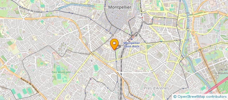 localisation de l'entreprise SCI DVE à MONTPELLIER