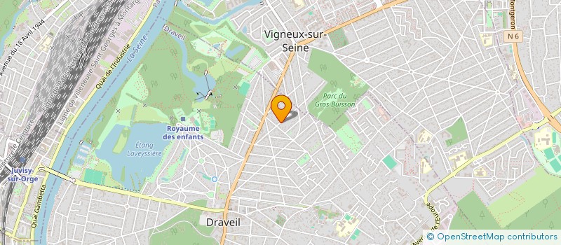 localisation de l'entreprise SCI DVEJ à DRAVEIL