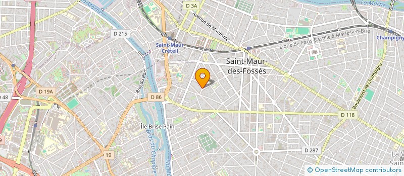 localisation de l'entreprise SCI DVJ à SAINT-MAUR-DES-FOSSES