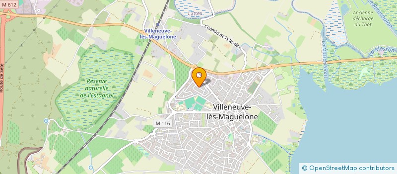 localisation de l'entreprise SCI DVL  VILLENEUVE-LES-MAGUELONE